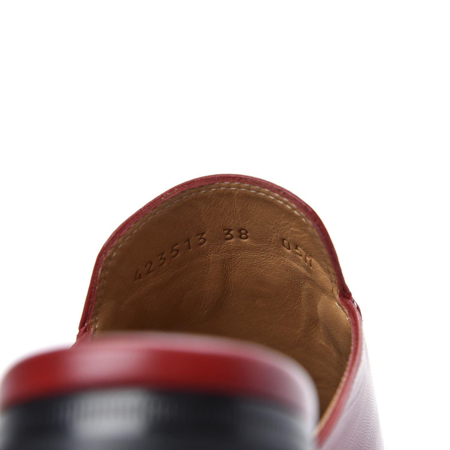Gucci Malaga Kid Womens Princetown Slippers 38 Hibiscus Red 8 of 9