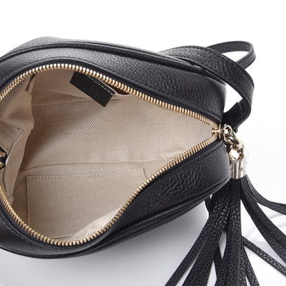 Gucci Pebbled Calfskin Small Soho Disco Bag Black 5 of 7