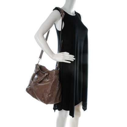 Balenciaga Agneau Giant 12 Rose Gold Hardware Velo Gris Poivre 2 of 7