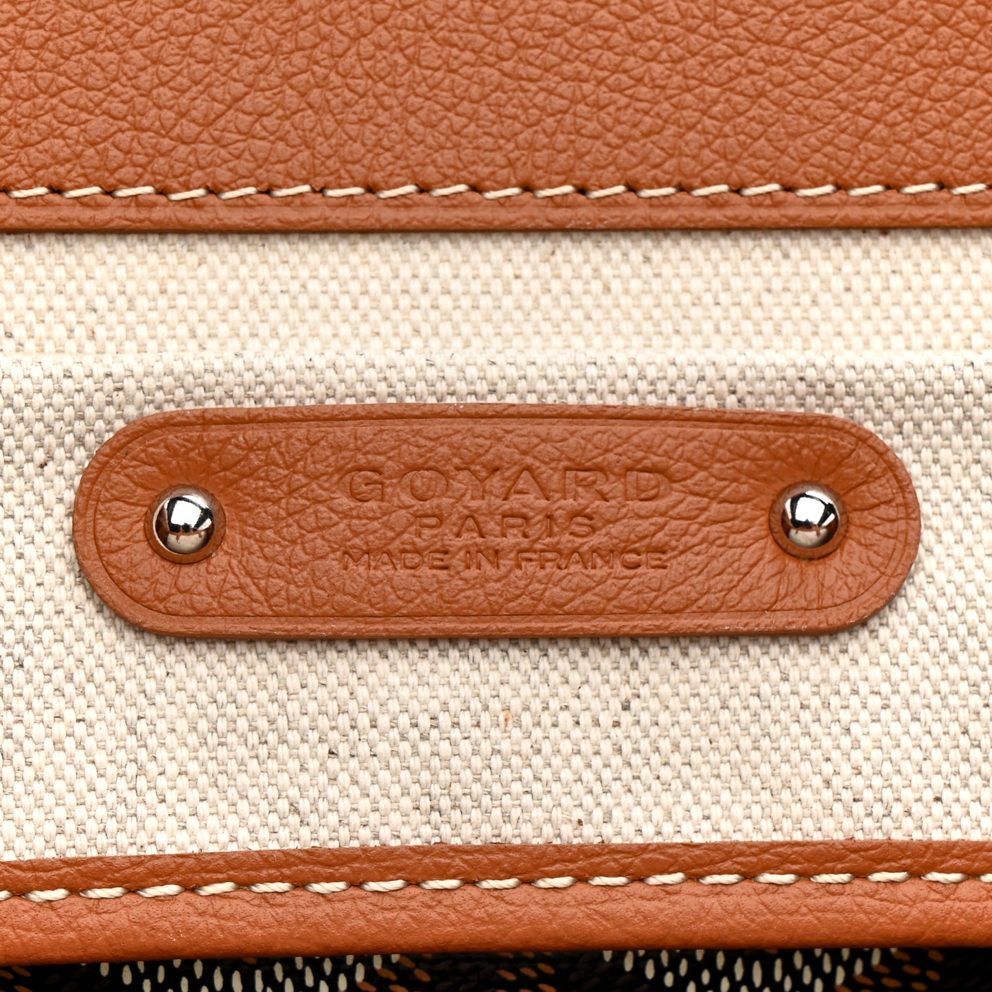 Goyardine Saigon Tote Black Gold