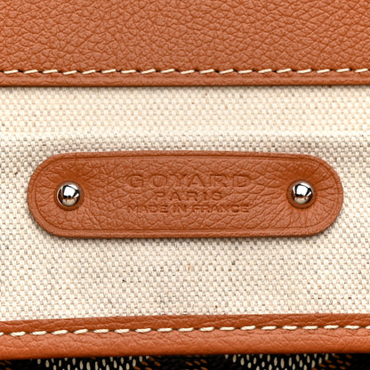 Goyard Goyardine Saigon Tote Black Gold 6 of 10