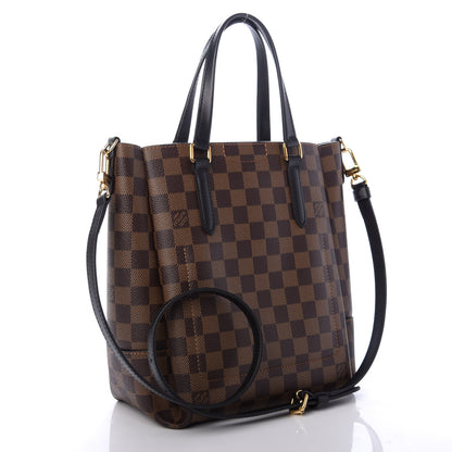 Louis Vuitton Damier Ebene Belmont PM Black 4 of 11