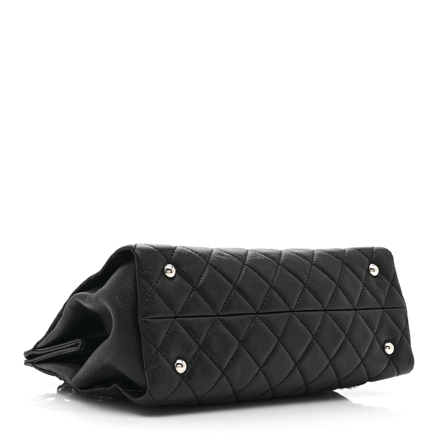 Chanel Caviar Quilted CC Timeless Soft Tote Black 4 of 10