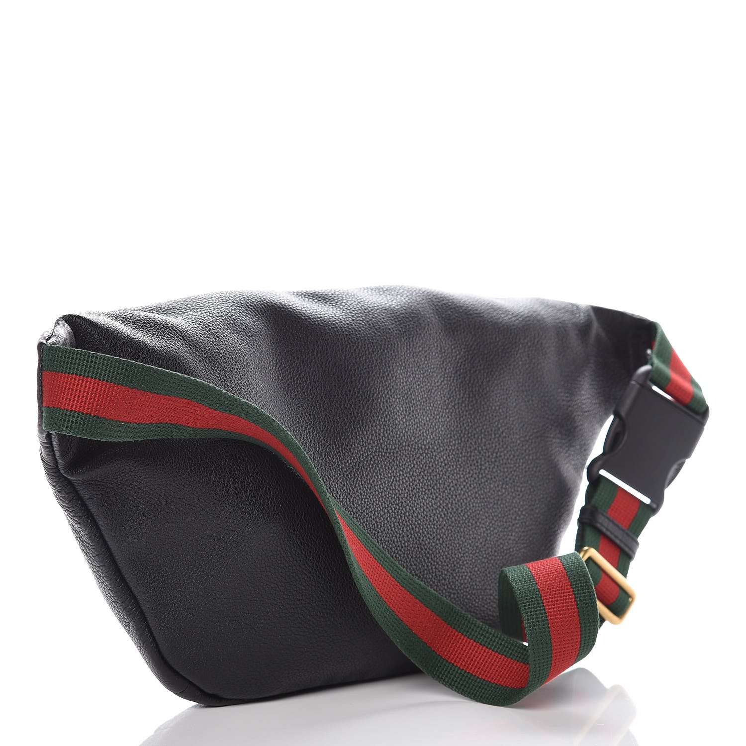 Gucci Grained Calfskin Logo Belt Bag Black 3 of 11