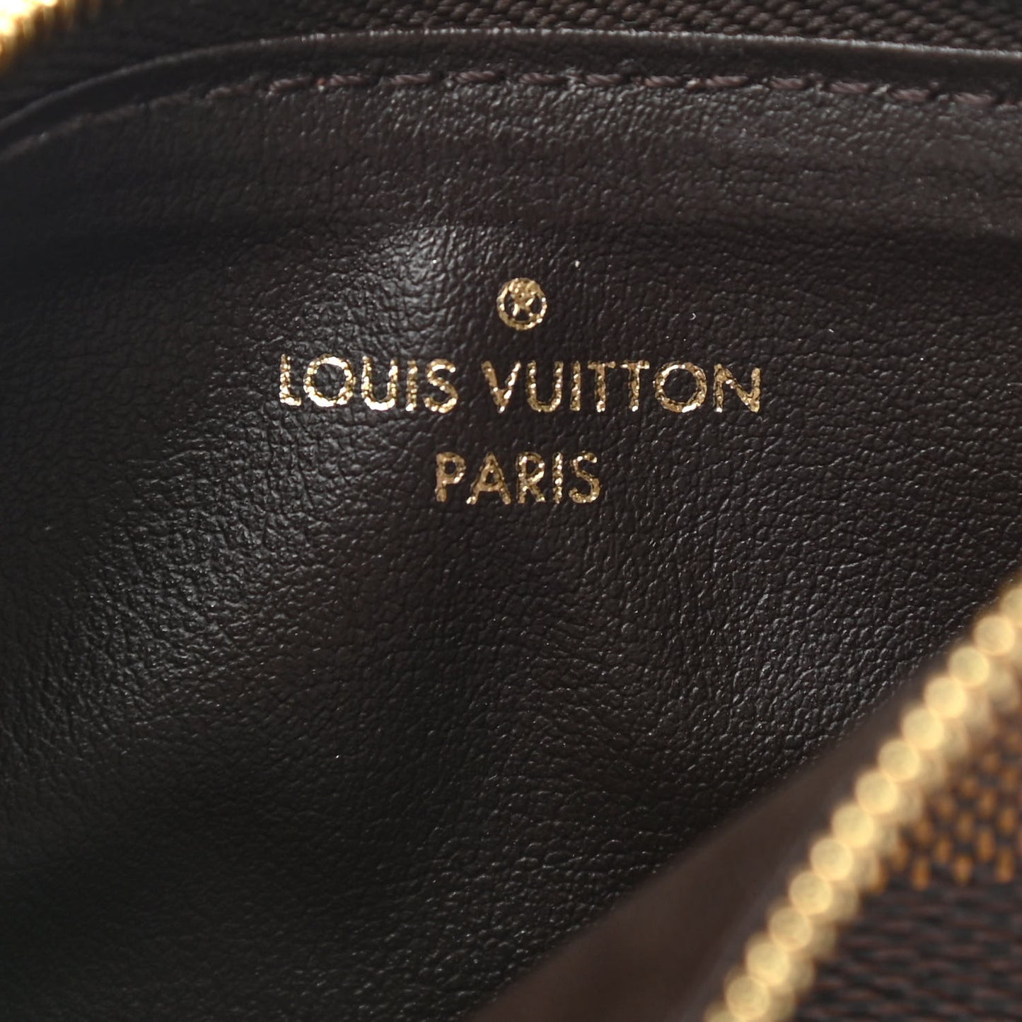 Damier Ebene Josephine Wallet Zippered Insert Red