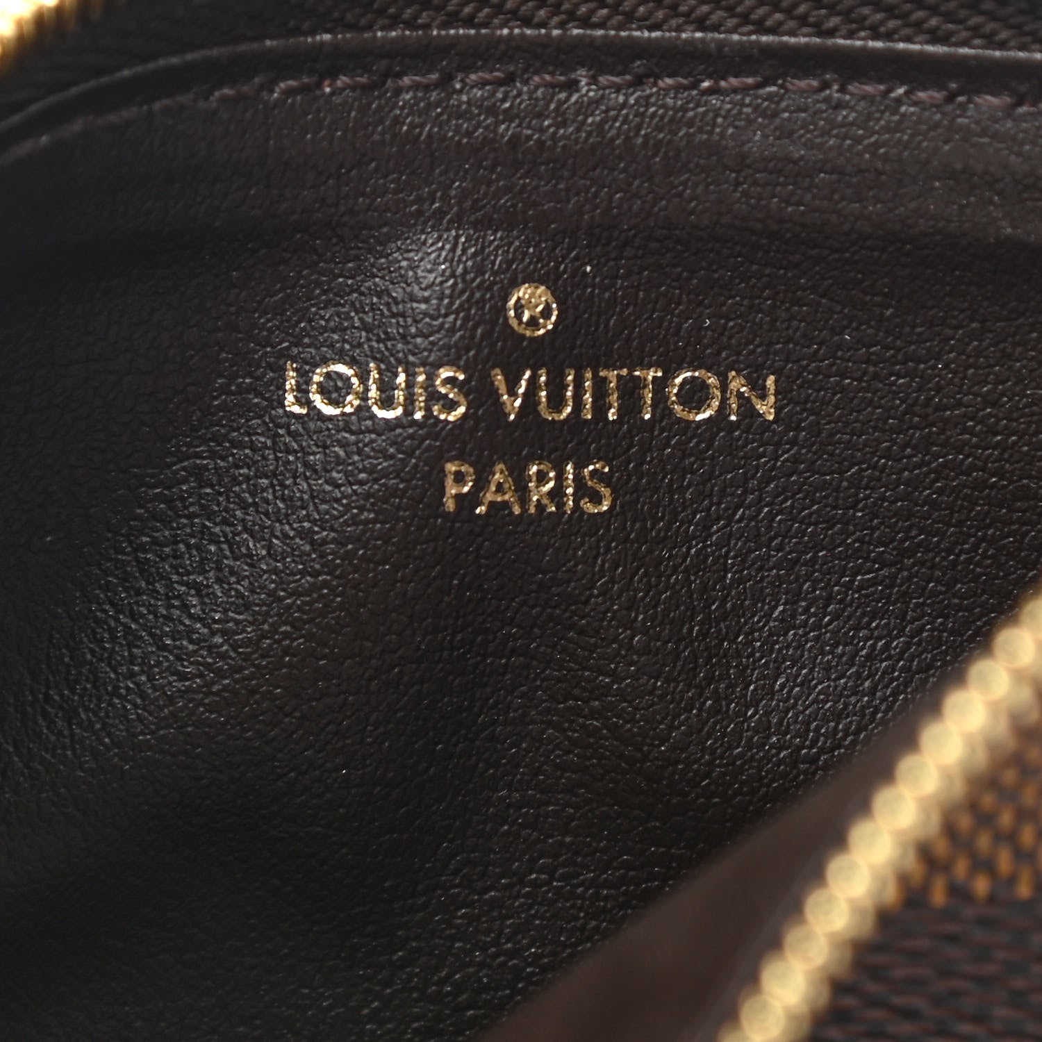 Louis Vuitton Damier Ebene Josephine Wallet Zippered Insert Red 6 of 6