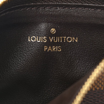 Louis Vuitton Damier Ebene Josephine Wallet Zippered Insert Red 6 of 6