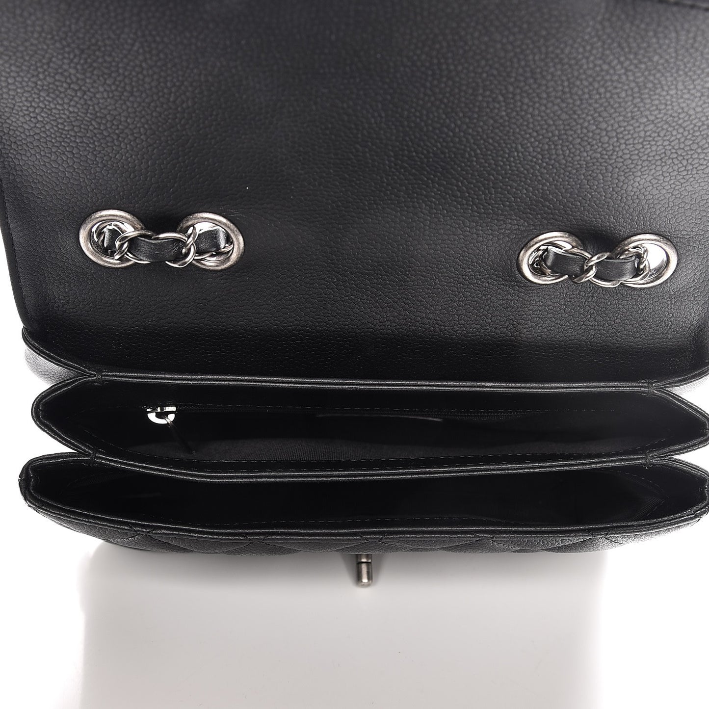 Caviar All About Flap Bag Black