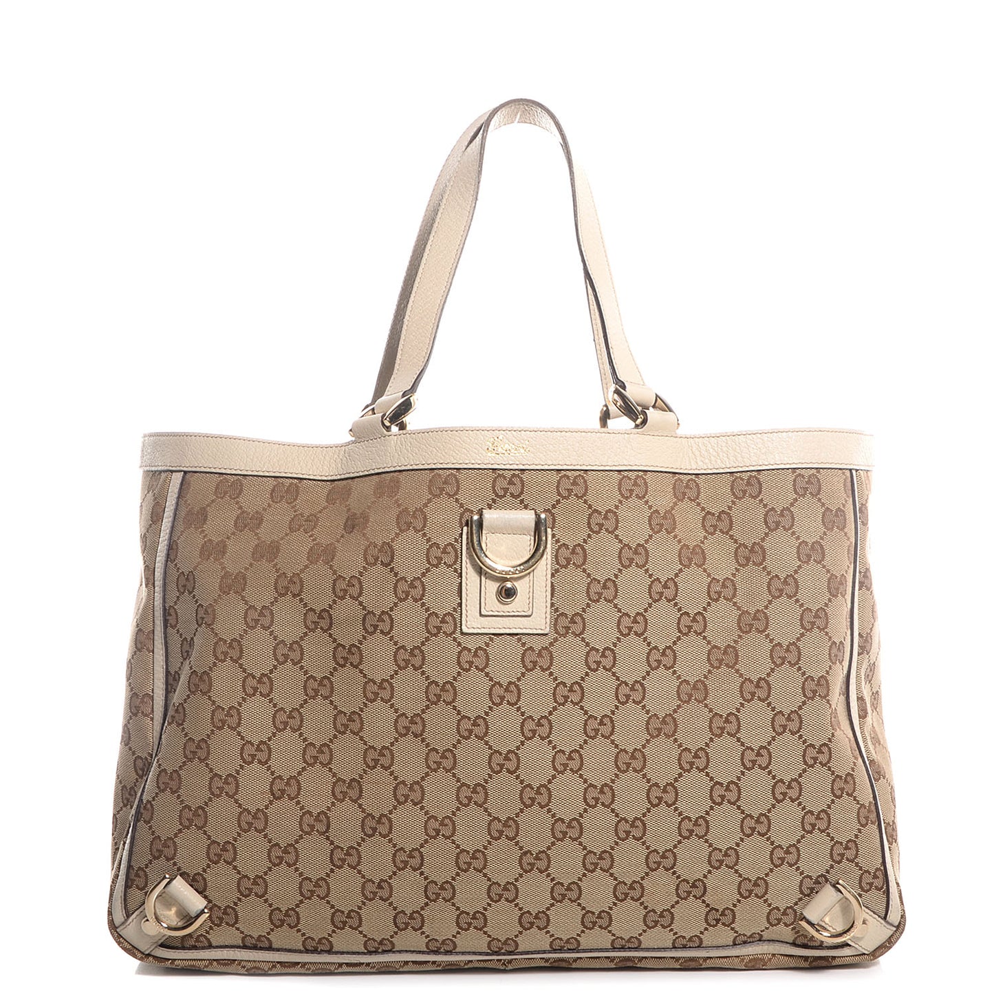 Monogram Large Abbey Tote Off White
