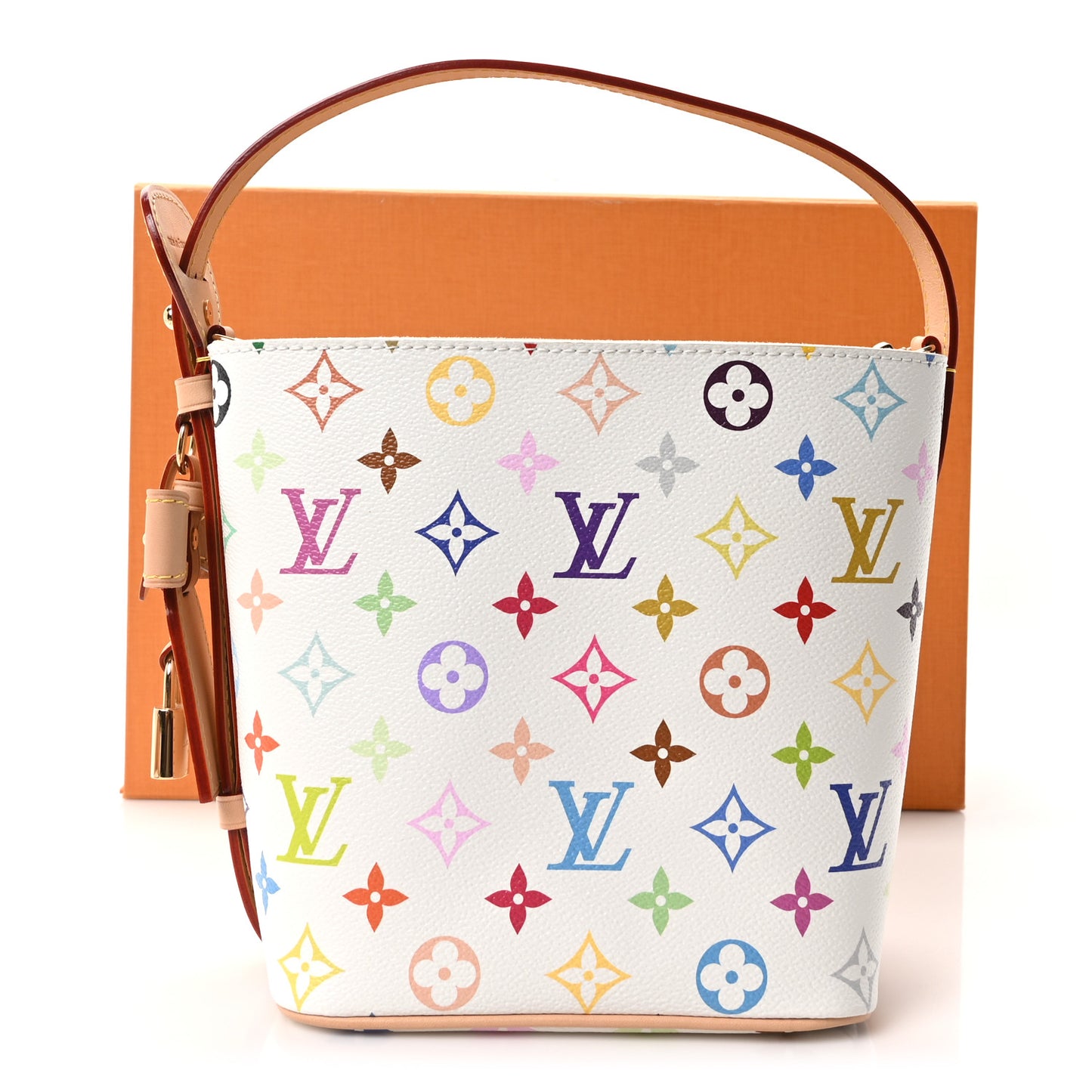 LV X TM Monogram Multicolor All In BB White