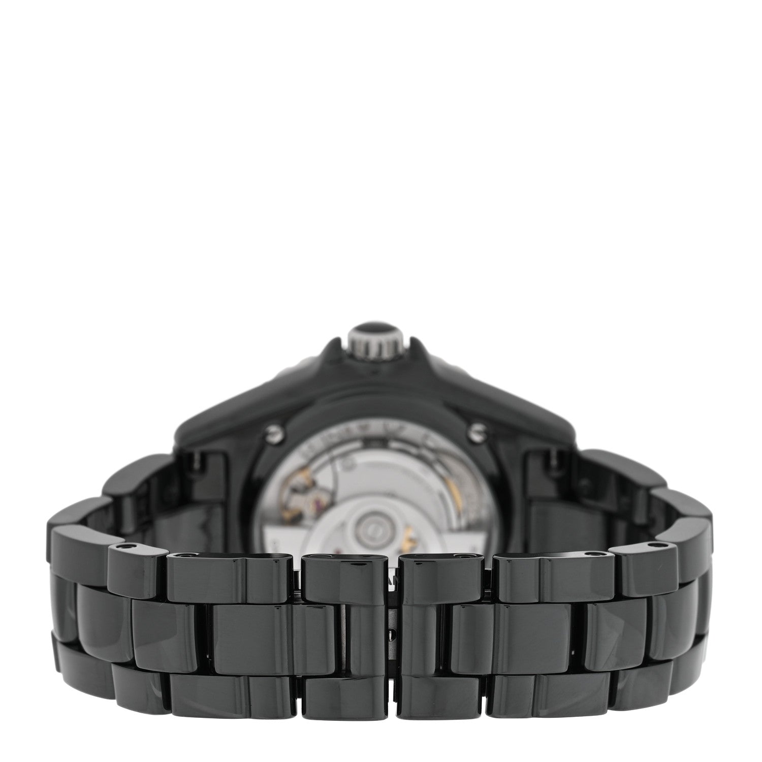 Chanel Stainless Steel Ceramic 38mm J12 Phantom Automatic Watch Black 3 of 5