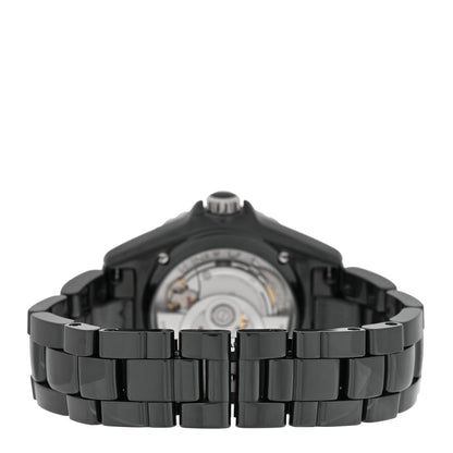 Chanel Stainless Steel Ceramic 38mm J12 Phantom Automatic Watch Black 3 of 5