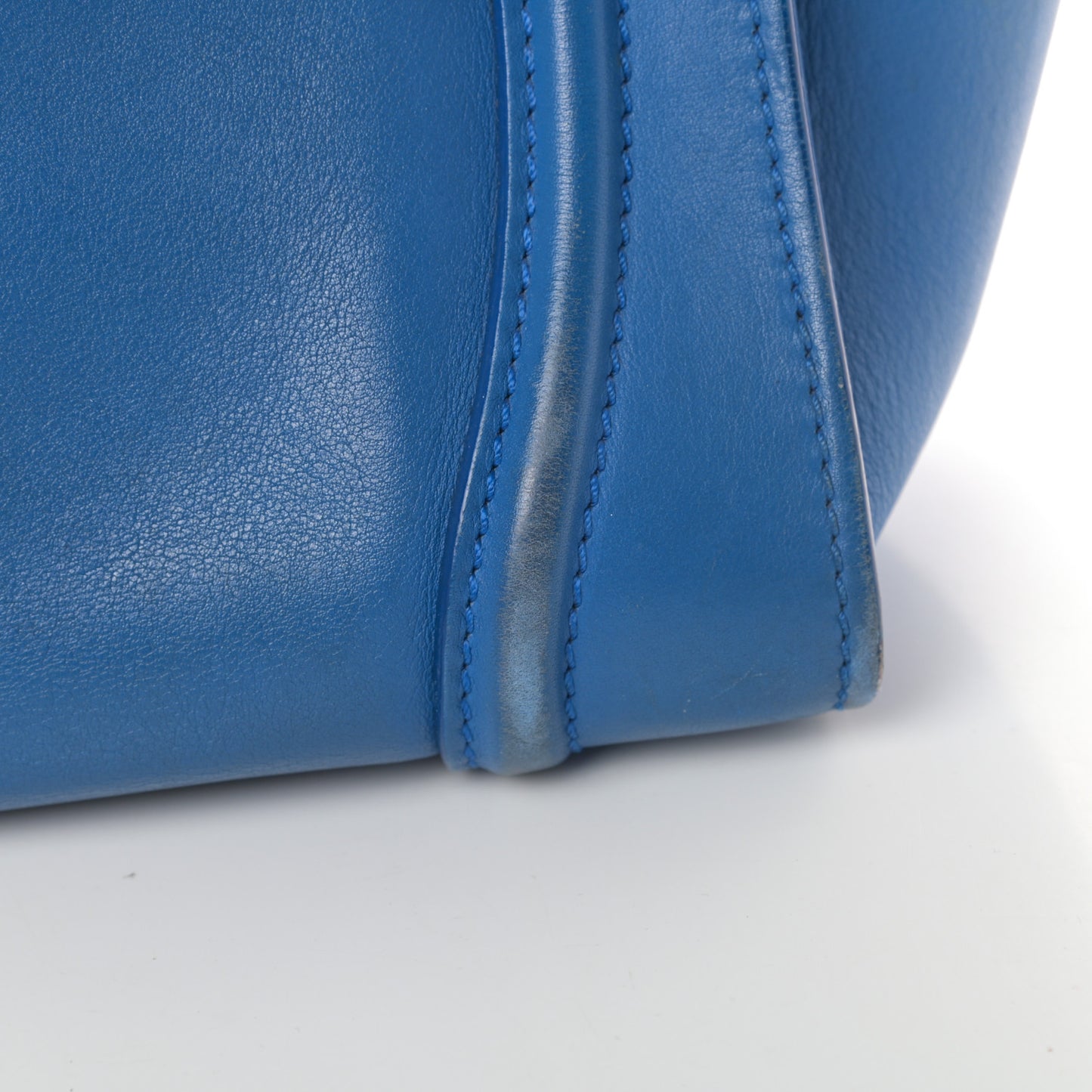 Smooth Calfskin Mini Luggage Royal Blue