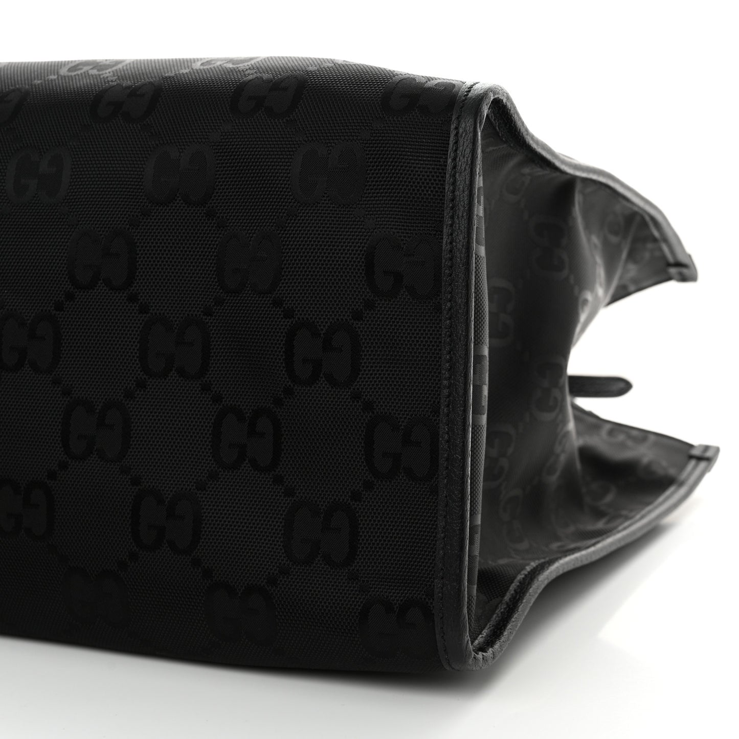 Econyl Nylon Monogram Large Off The Grid Tote Bag Black