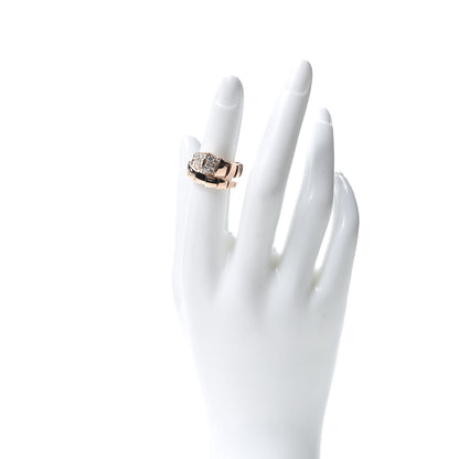 Bulgari 18K Rose Gold Diamond Serpenti Viper Ring M 2 of 5