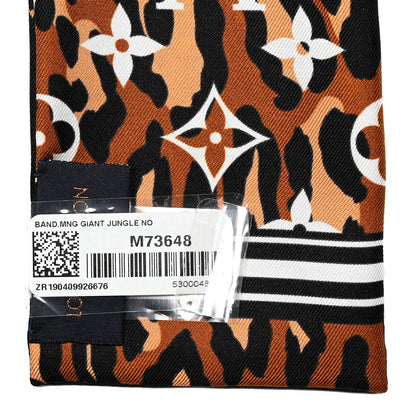 Louis Vuitton Silk Monogram Giant Jungle Bandeau Black 3 of 3