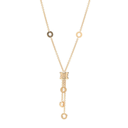 Bulgari 18K Yellow Gold B.Zero1 Lavalier Necklace 1 of 4