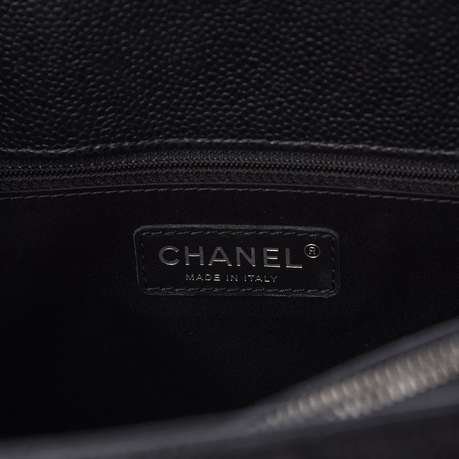 Chanel Caviar Quilted Grand Shopping Tote GST Black 6 of 7