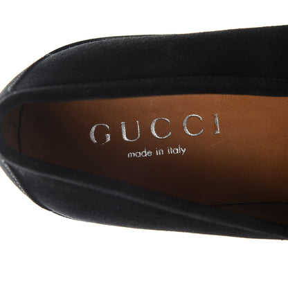 Gucci Suede Mens Horsebit Lug Sole Loafers 12 Black 7 of 13