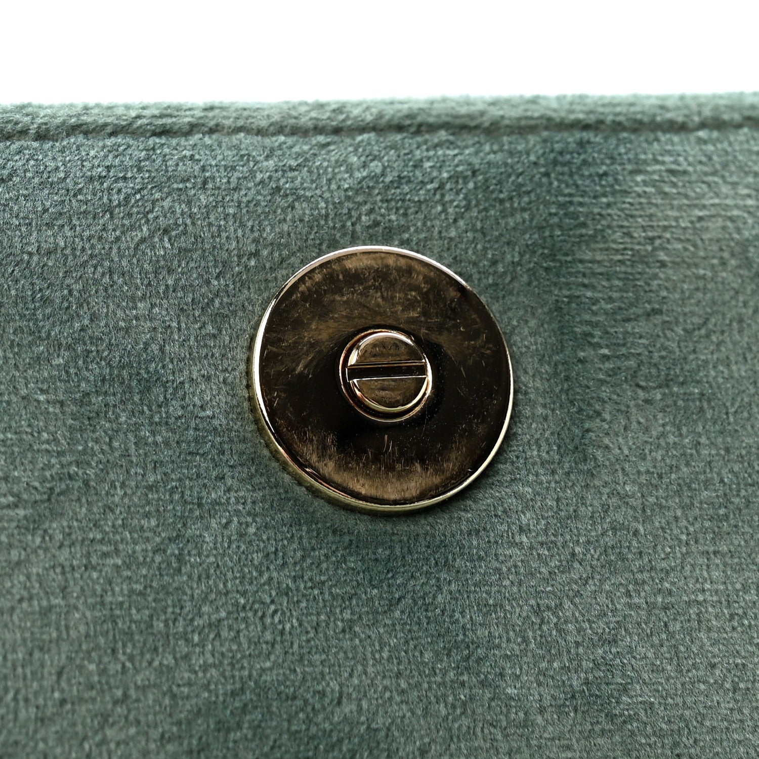 Christian Dior Velvet Diorama Wallet On Chain Pouch Water Blue 12 of 13