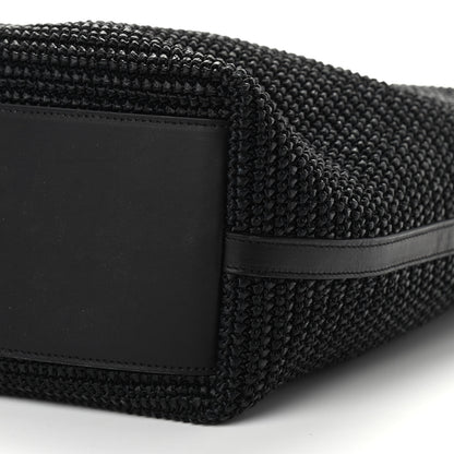 Saint Laurent Raffia Tote Black 8 of 8