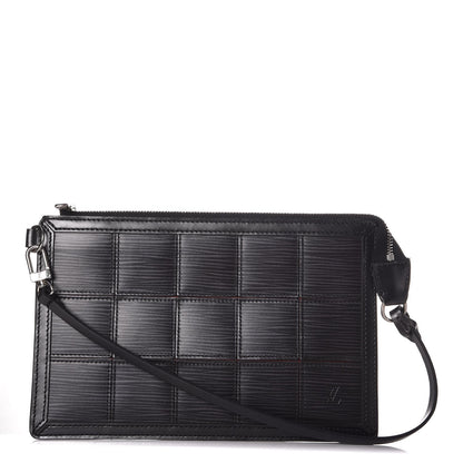 Louis Vuitton Epi Stretch Delmonico Pochette Black 1 of 7