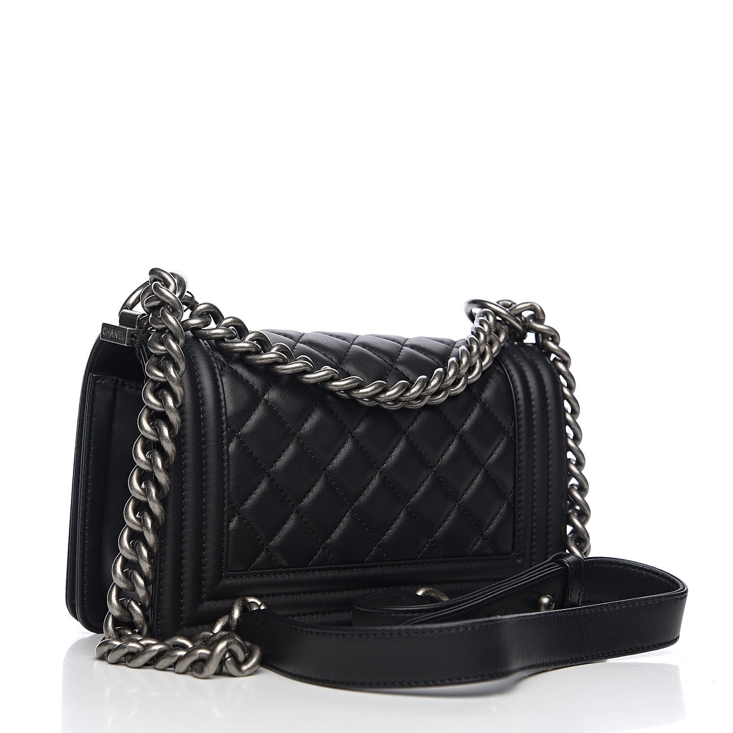 Chanel Calfskin Quilted Small Boy Flap Black 2 of 9