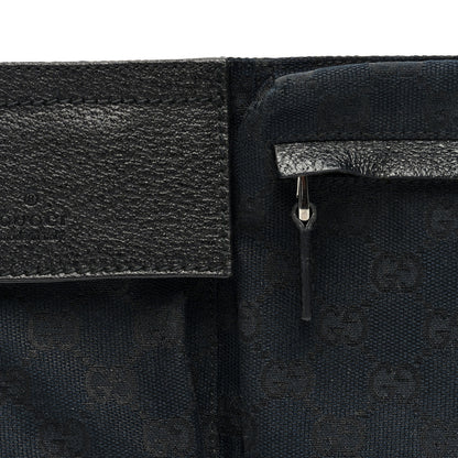 Gucci GG Monogram Double Pocket Belt Bag Black 8 of 10