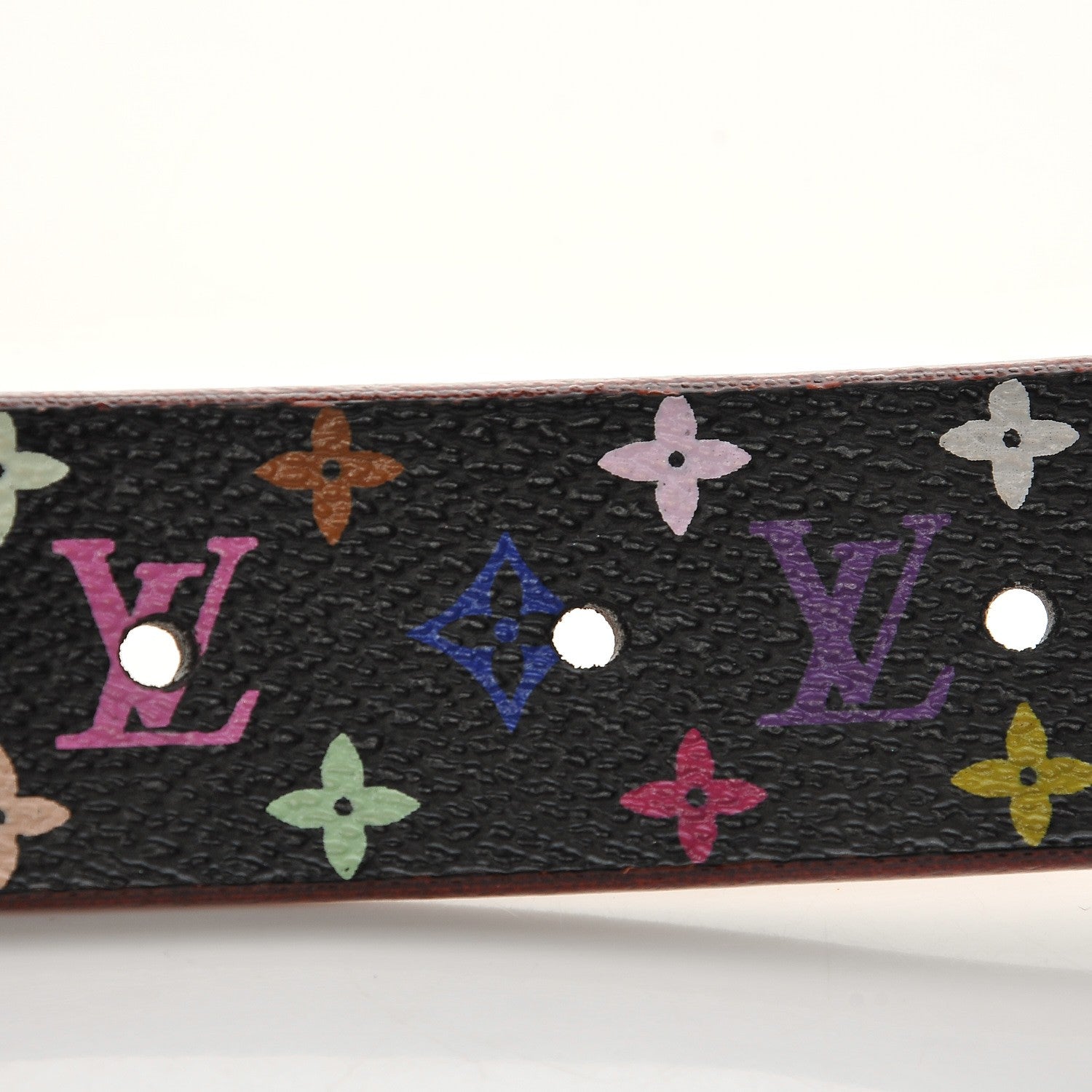 Louis Vuitton Monogram Multicolor Ceinture Belt 70 28 Black 11 of 11