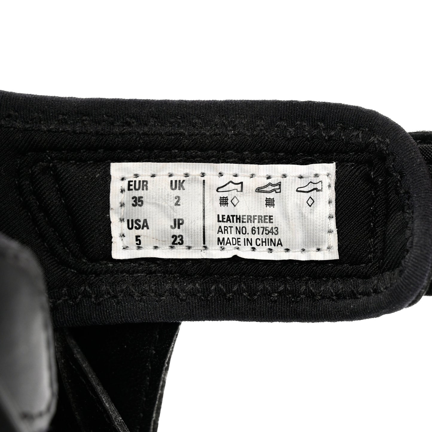 Neoprene Rubber Womens Track Sandals 35 Black