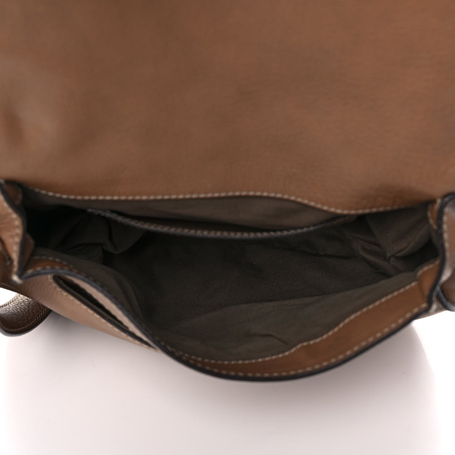 Chloe Calfskin Medium Marcie Round Crossbody Bag Nut 5 of 10