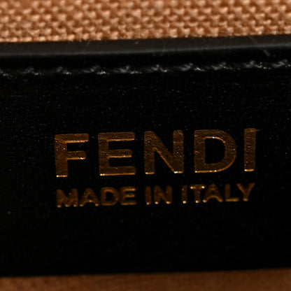 Fendi Grained Calfskin Pequin Embossed Medium Claudia Shoulder Bag Red 6 of 11