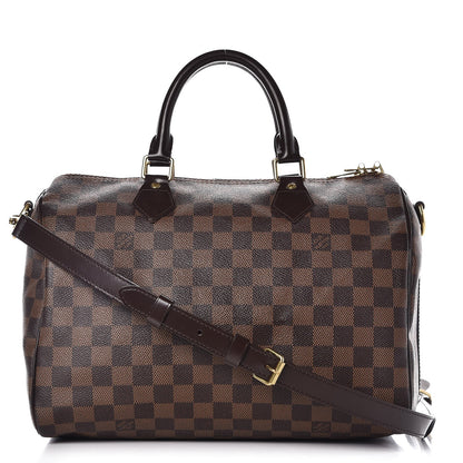 Louis Vuitton Damier Ebene Speedy Bandouliere 30 1 of 15