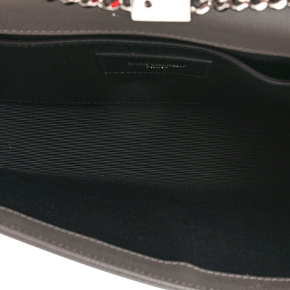 Saint Laurent Grain De Poudre Small Monogram Kate Satchel Storm 5 of 11