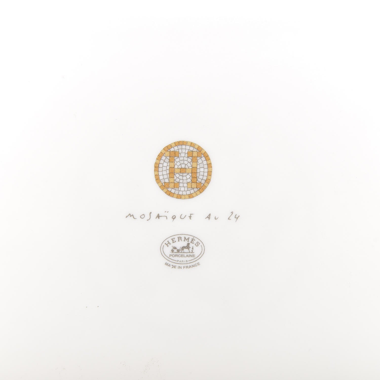Hermes Porcelain Mosaique au 24 Sushi Plate 5 of 6