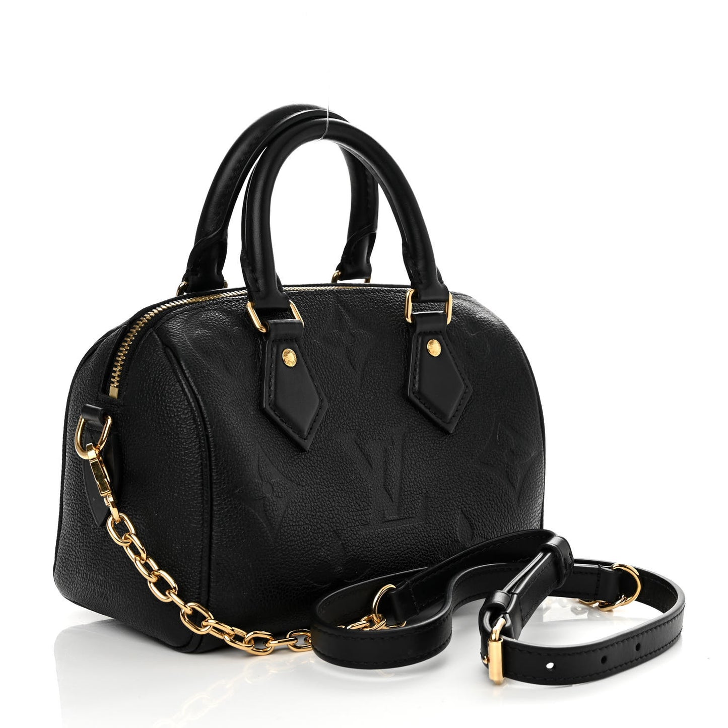 Empreinte Monogram Giant Speedy Bandouliere 20 Black