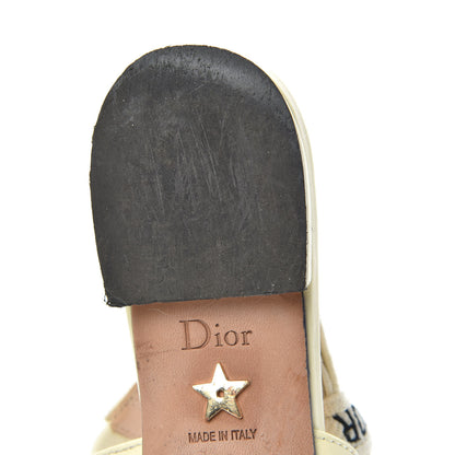 Christian Dior Patent Ribbon J'Adior Slingback Ballet Flats 36 Off White 11 of 12