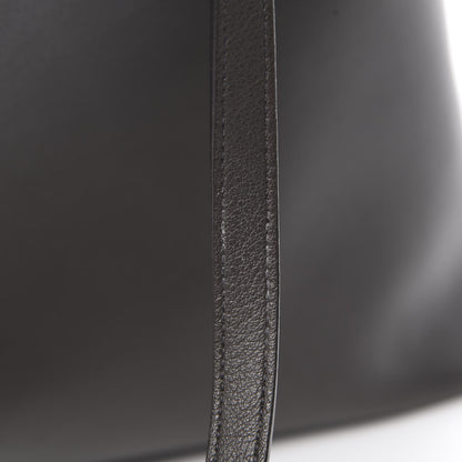 Saint Laurent Calfskin Large Shopping Tote Dark Grey 18 of 18