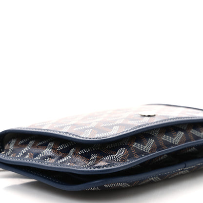 Goyard Goyardine Plumet Wallet Clutch Navy Navy 10 of 12