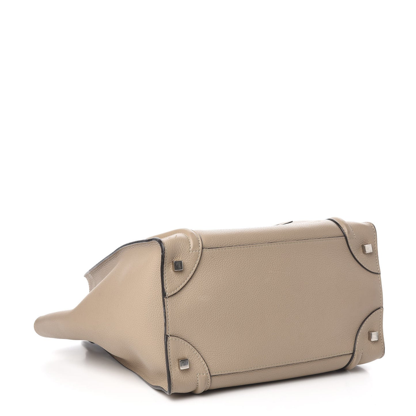 Drummed Calfskin Mini Luggage Dune
