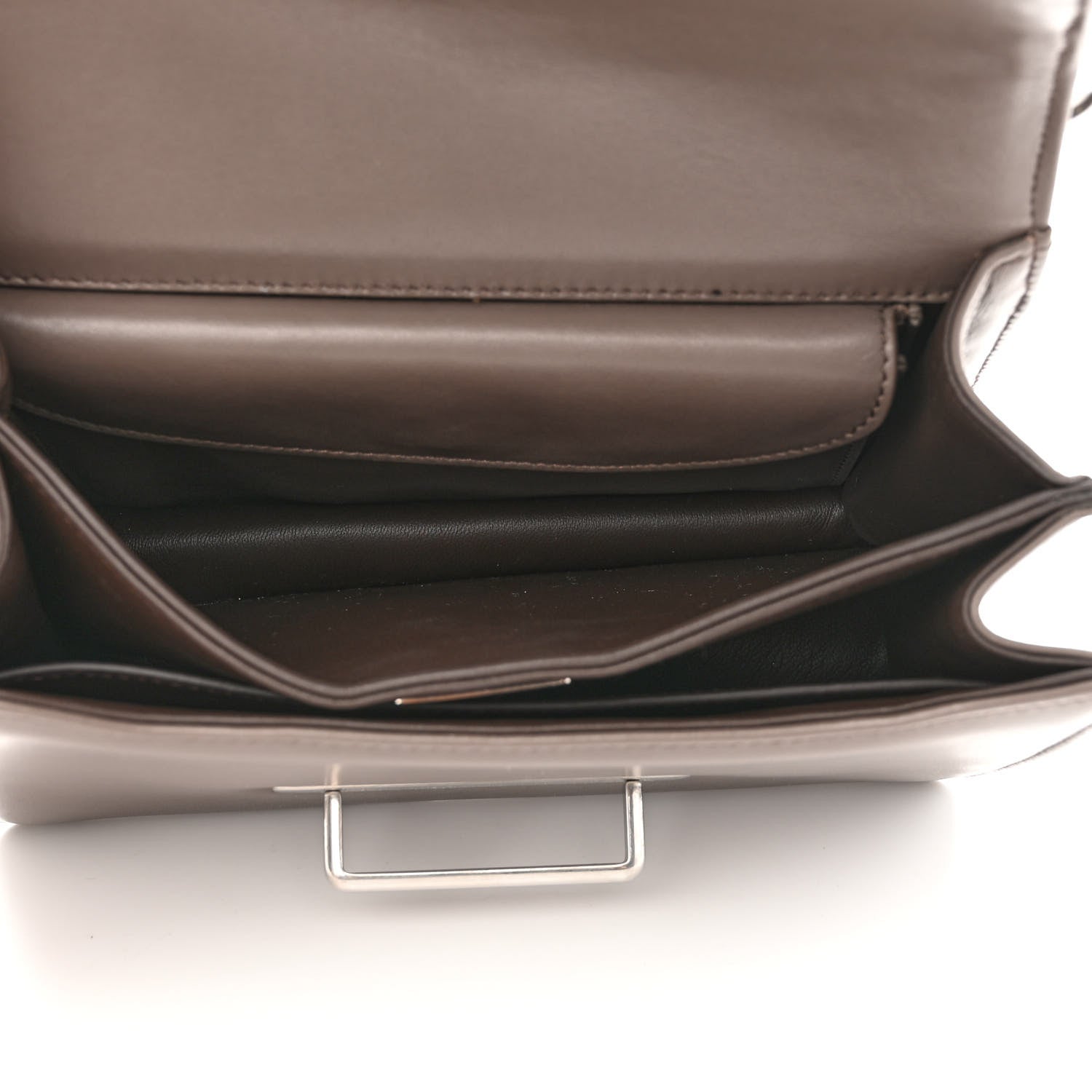 Prada Soft Calfskin Impunture Diagramme Cahier Bag Bambu 5 of 9