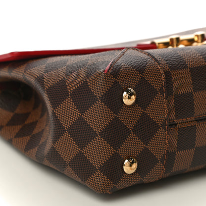 Louis Vuitton Damier Ebene Caissa Clutch Cherry 8 of 11