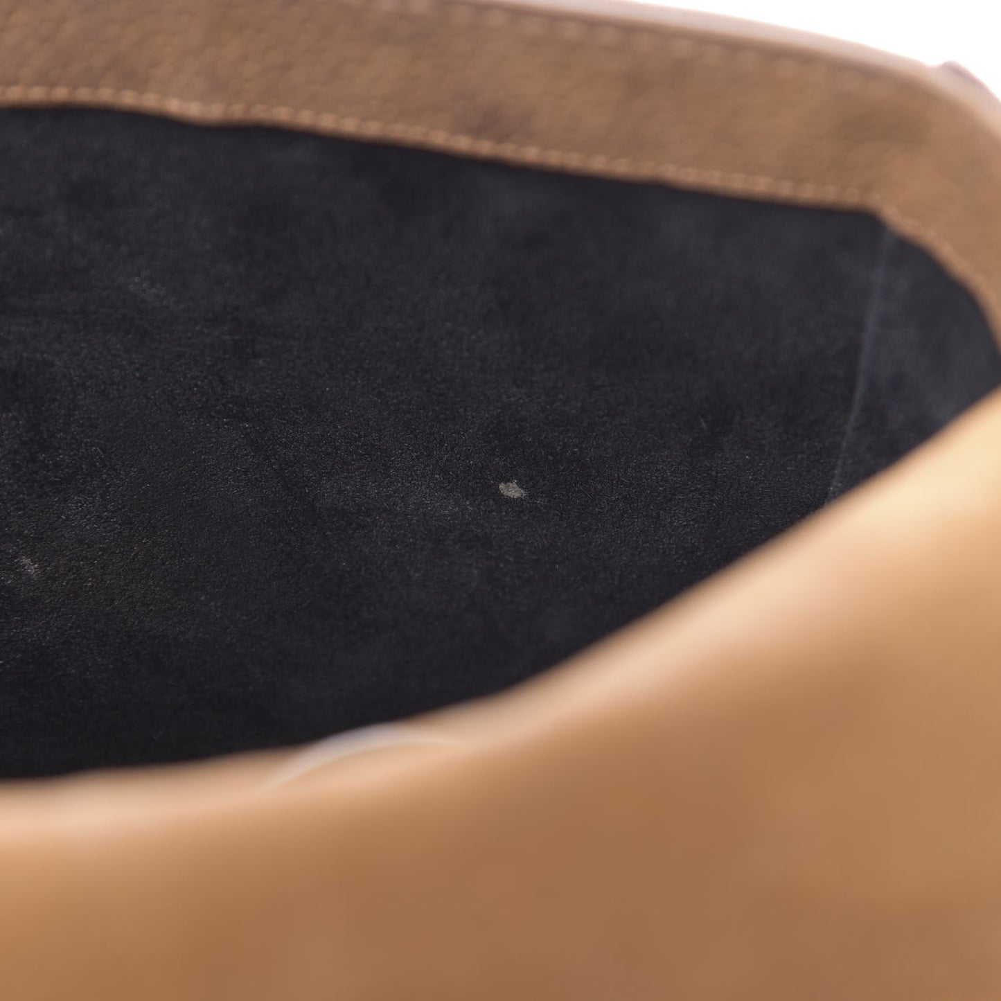 Suede Eddie Serpent Shoulder Bag Brown