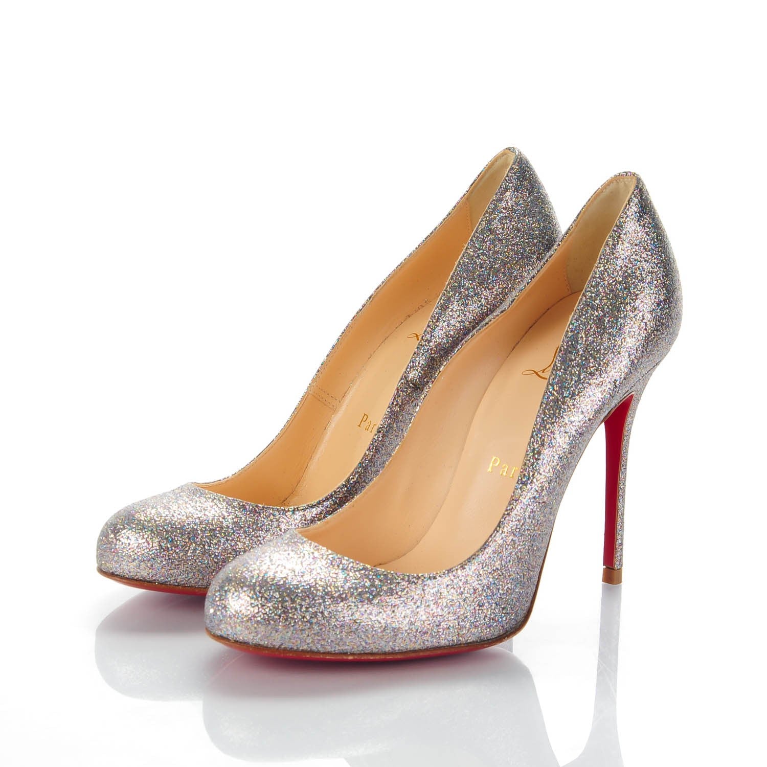 Christian Louboutin Glitter Fifi 100 Pumps Multicolor 36 3 of 6