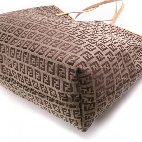 Fendi Zucchino Shopper Tobacco Tan 5 of 12