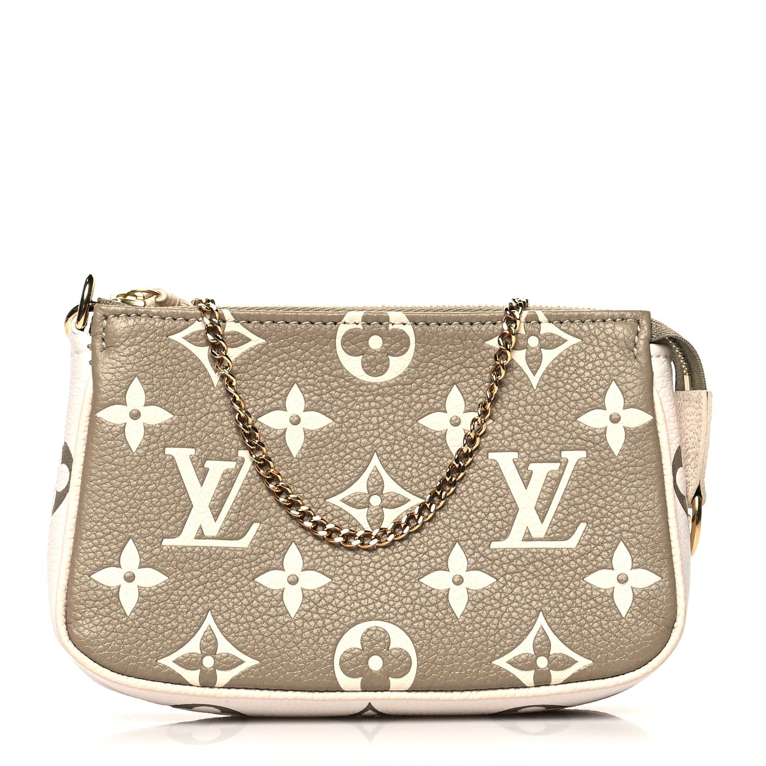 Louis Vuitton Empreinte Spring in the City Mini Pochette Accessories Kaki Beige Cream 1 of 9