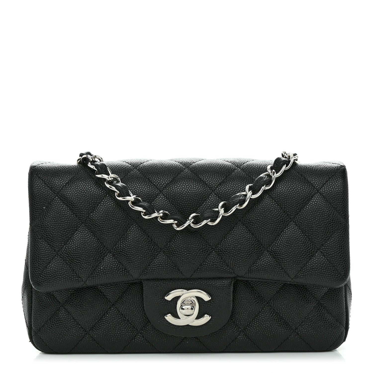 Chanel Caviar Quilted Mini Rectangular Flap Black 1 of 12