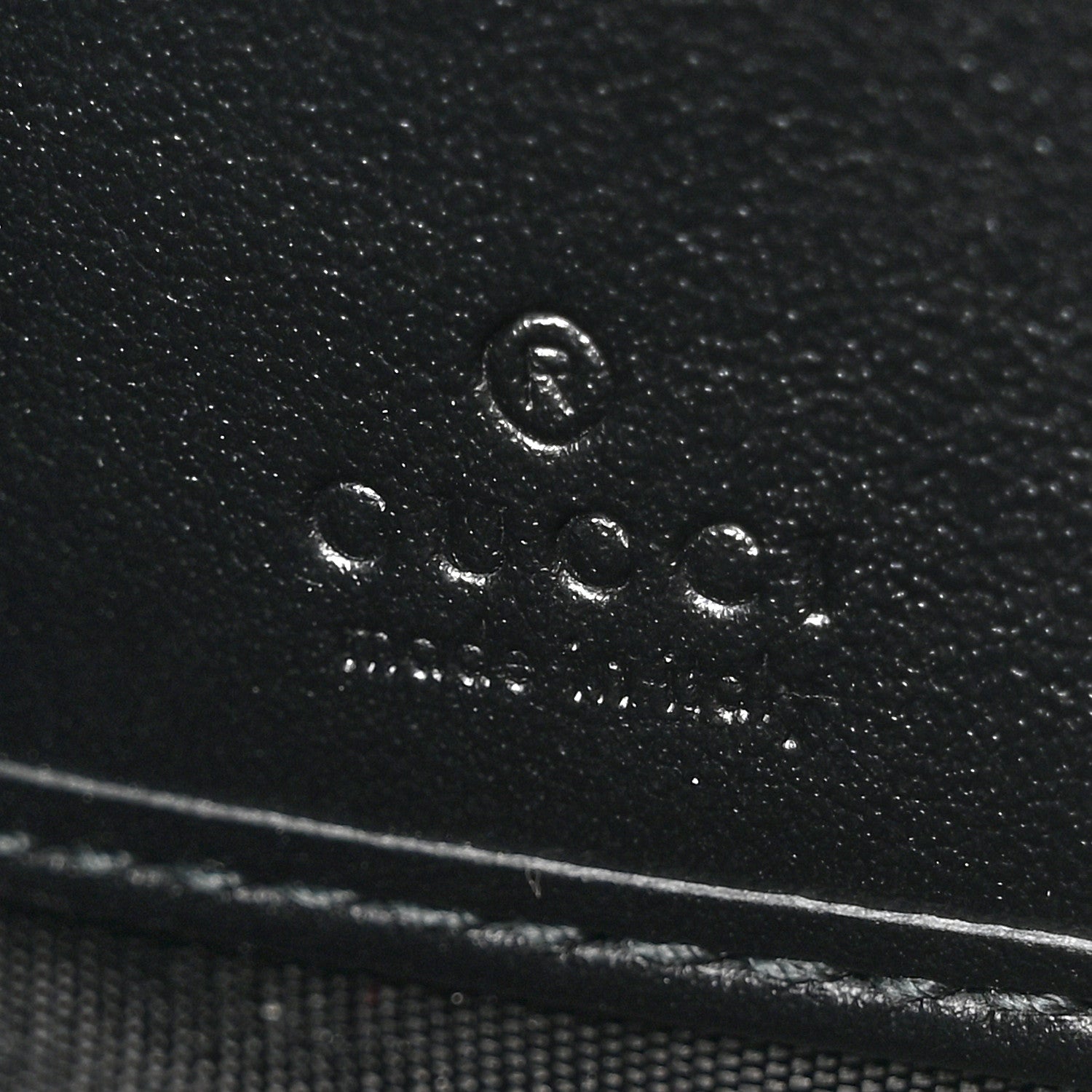 Gucci Calfskin Matelasse GG Marmont Zip Around Wallet Black 7 of 9