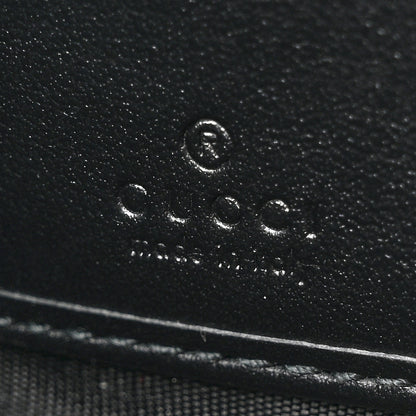 Gucci Calfskin Matelasse GG Marmont Zip Around Wallet Black 7 of 9