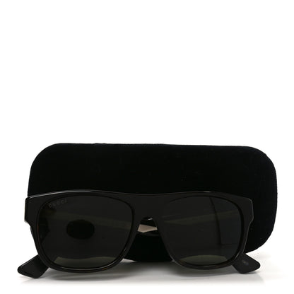 Gucci Acetate Square Frame Web Sunglasses GG0341S Tortoise 7 of 7
